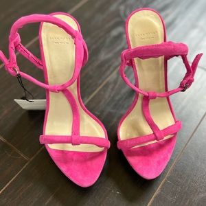 Pink Zara heels